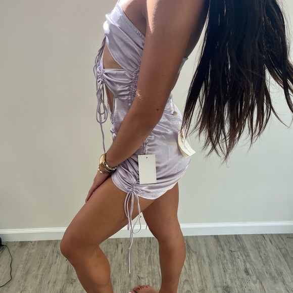 For Love & Lemons Cinched Cut Out Mini Dress new with tag (NWT) - Picture 4 of 7